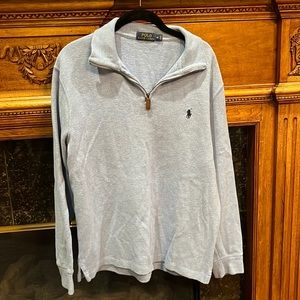 Polo Ralph Lauren light blue quarter zip